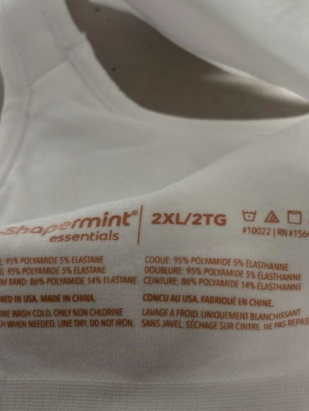 NEW / NWT Shapermint Seamless Wireless Daily Comfort Shaper Bra - White (2-Pack) - Picture 3 of 5